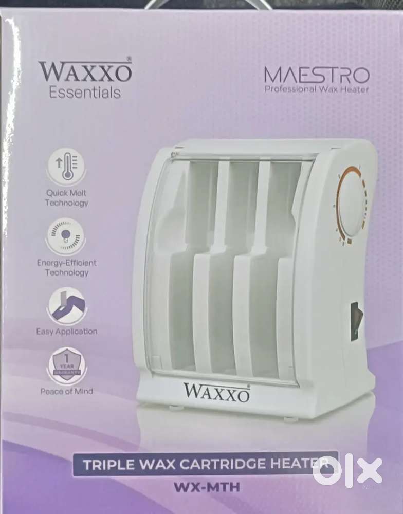Waxxo 3in 1 wax heater 50% arjent sall