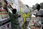 Poster sticking
