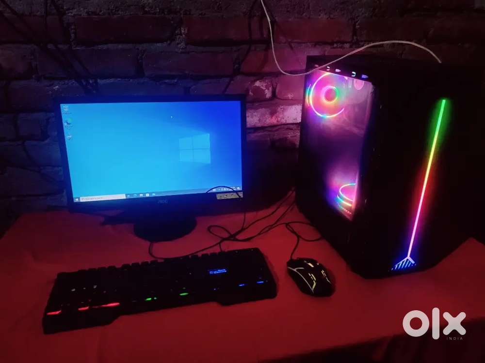 Pc i5 3rd gen with graphics card asus nvidia gt 750 2 gb and monitor