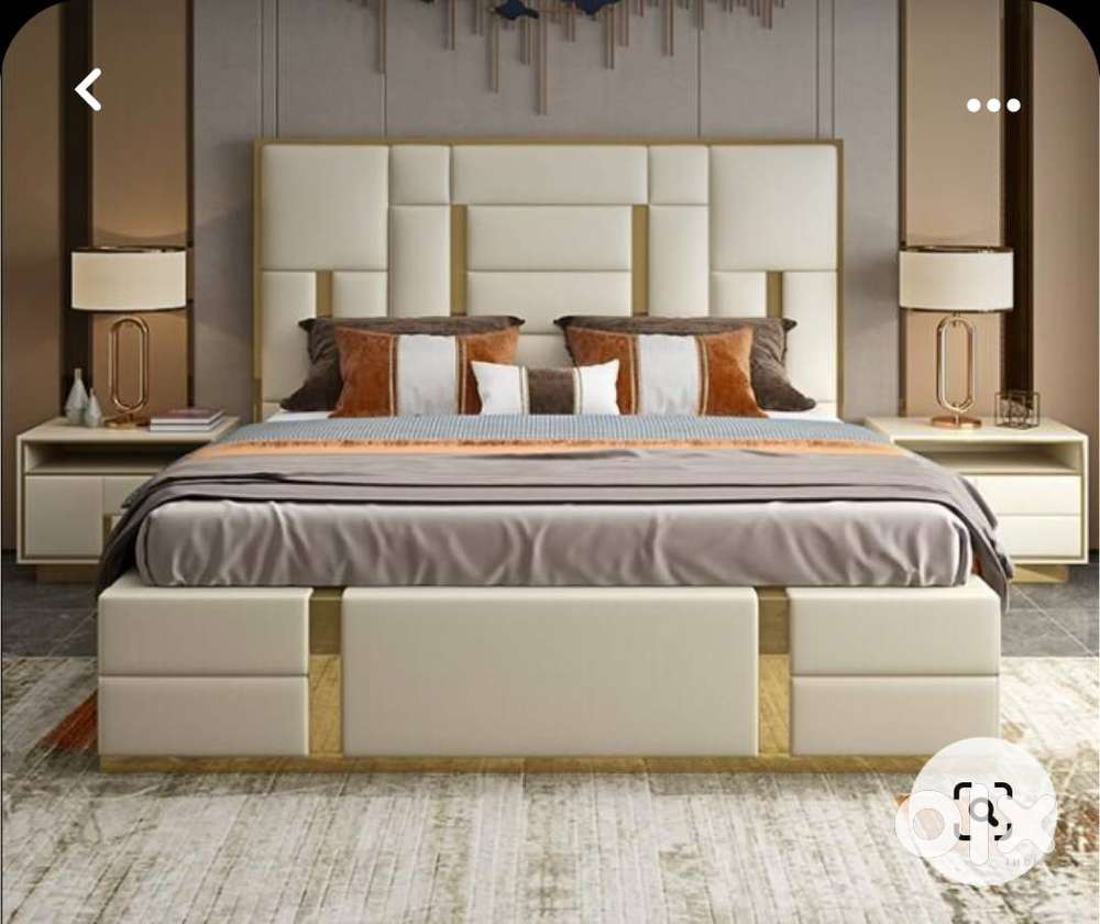DESIGNER DOUBLE BED DIRECT FROM FACTORY FOR BEDROOM GUESTROOM BST RATE