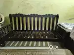 3 Seater Wooden Sofa in Good Condition