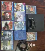 Ps4 slim 500 gb with games