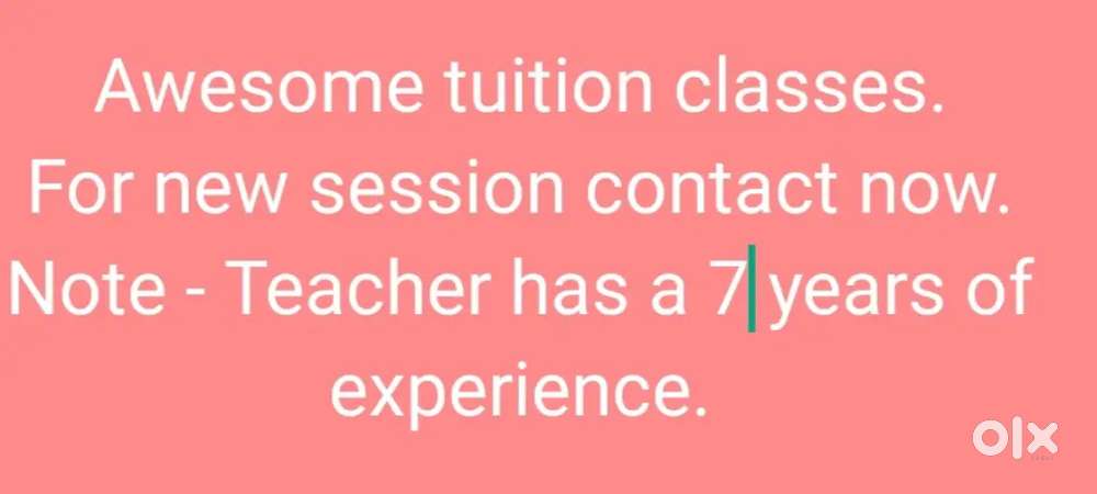 Awesome tuition classes for new session 2025-26