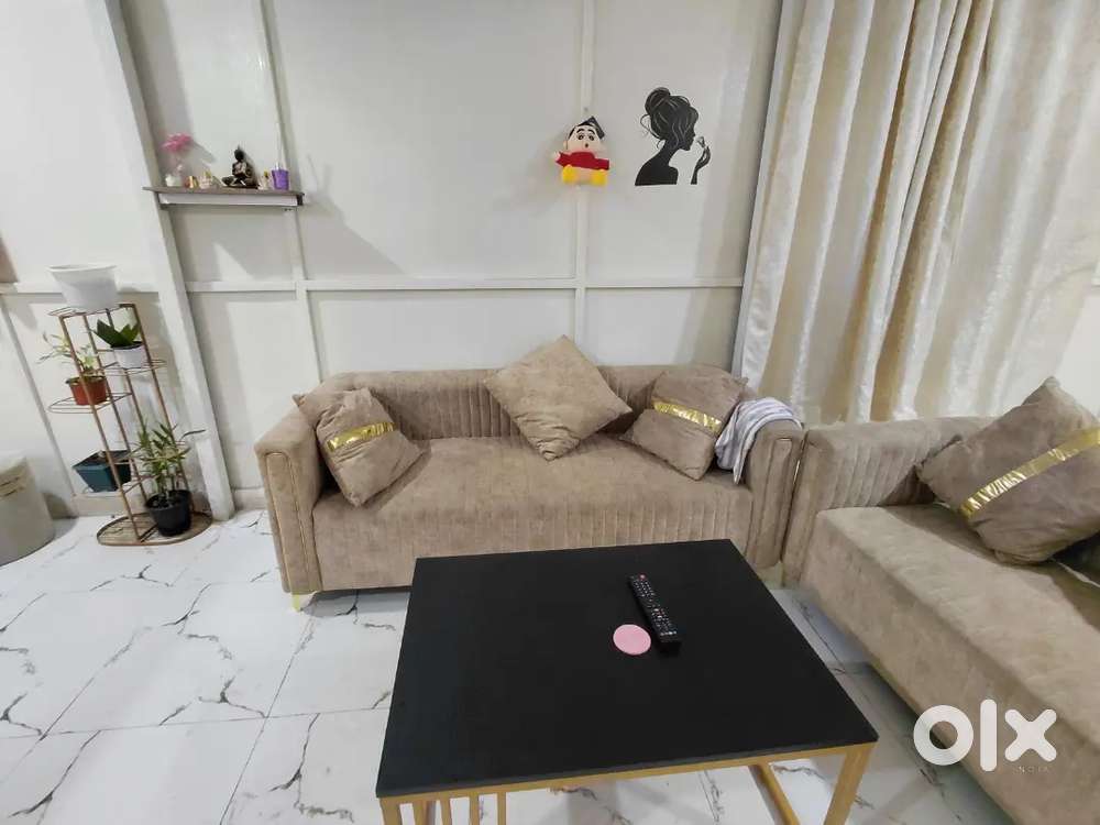 Vip sofa new with cream colour