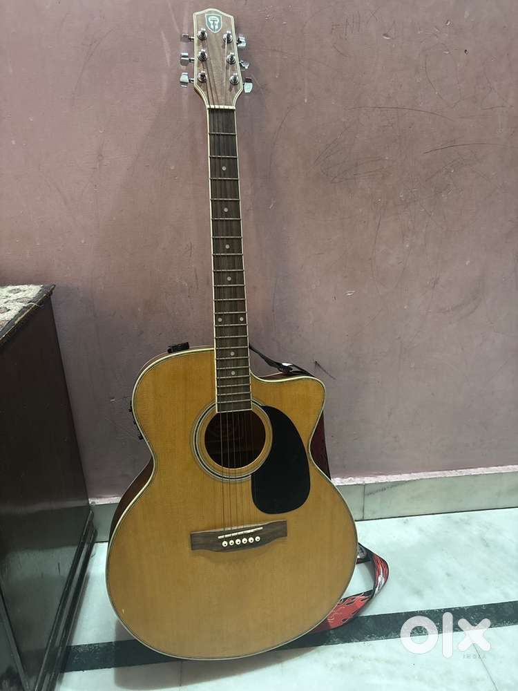 Acoustic guitar with a sound controller