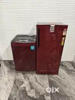 12@ 7172 Lg top load washing machine and godrej single door