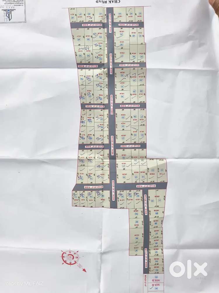 100 gaz  ka plot har mahine lottery nikalti hai