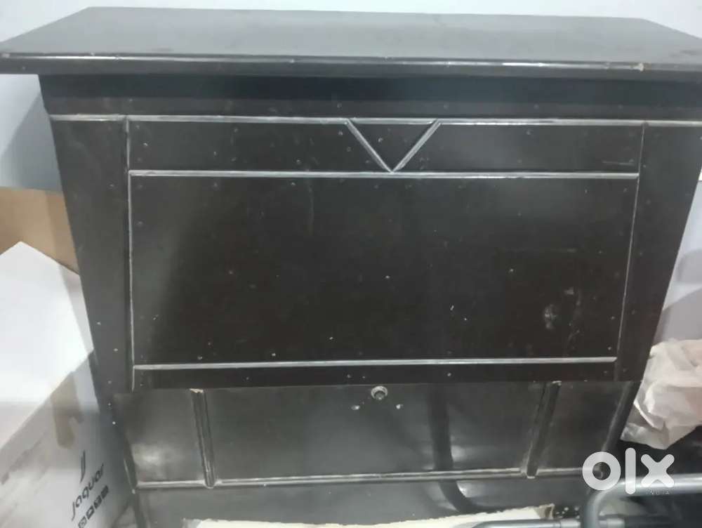 Mailedan or wooden storage with shoe rack