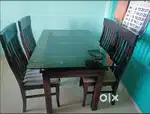 Rubber wood dining table