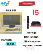 Desktop Laptop CPU Full Set i3-i5-i7 Available @ Low Price