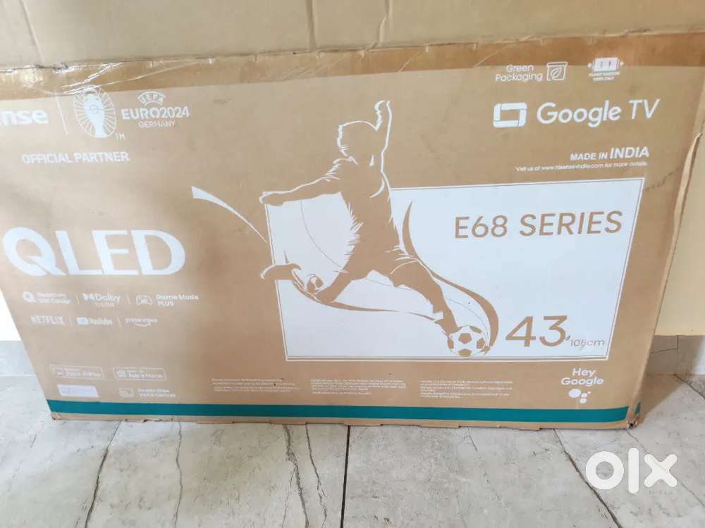 Sparingly used Hisense 43 inch qled tv for urgent sale