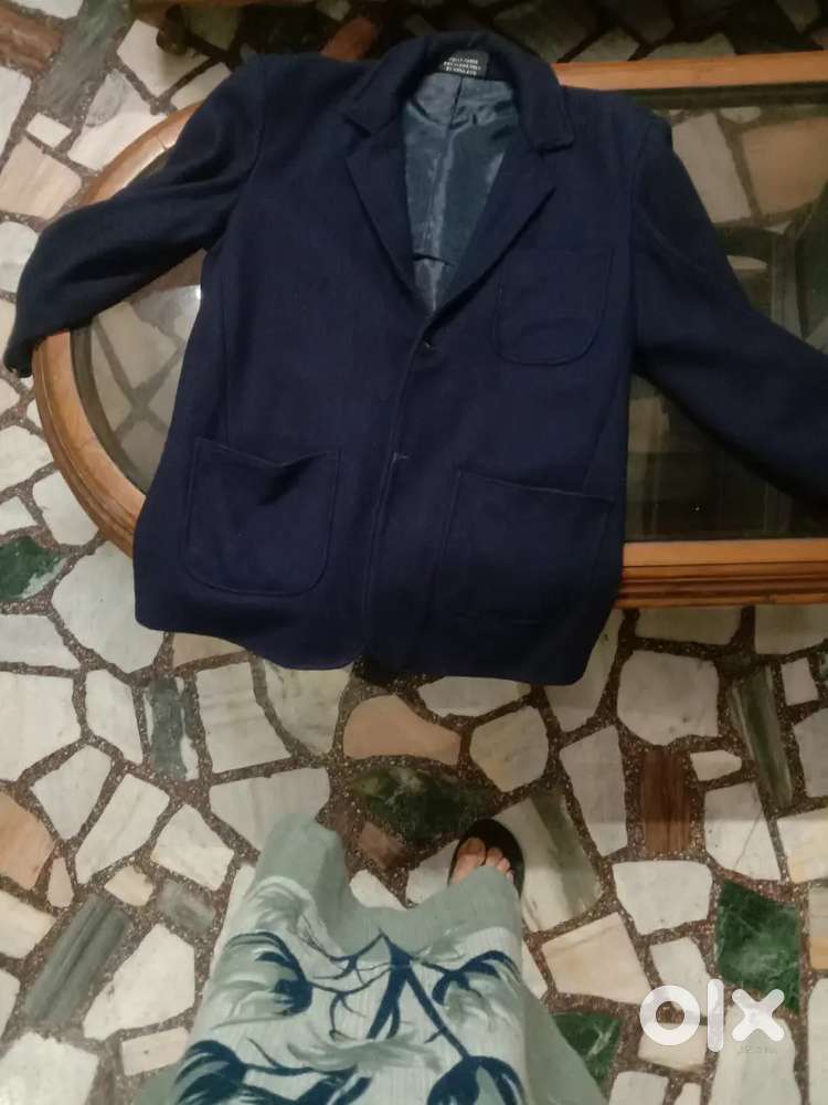 School  coat blue