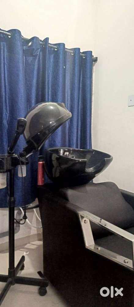 Salon furniture chair shampoo station stemer baki parlour ka poora sam