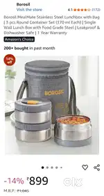 Borosil lunch box