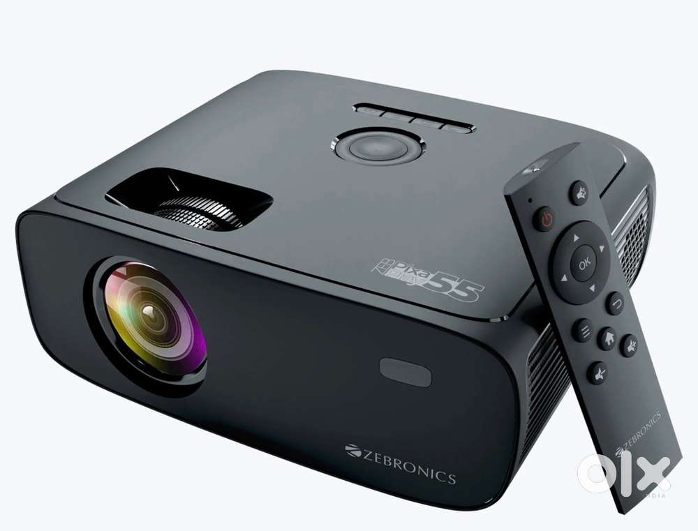 Projector + Fire Tv stick + Metal Stand