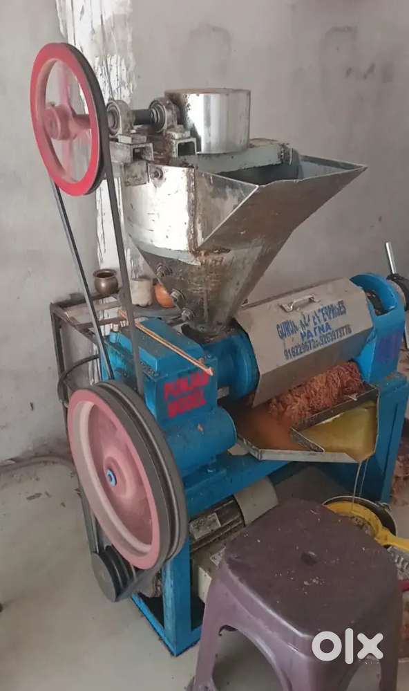 Second hand Sarso tel machine bikri ke liye- अच्छी कंडीशन, Urgent Sale