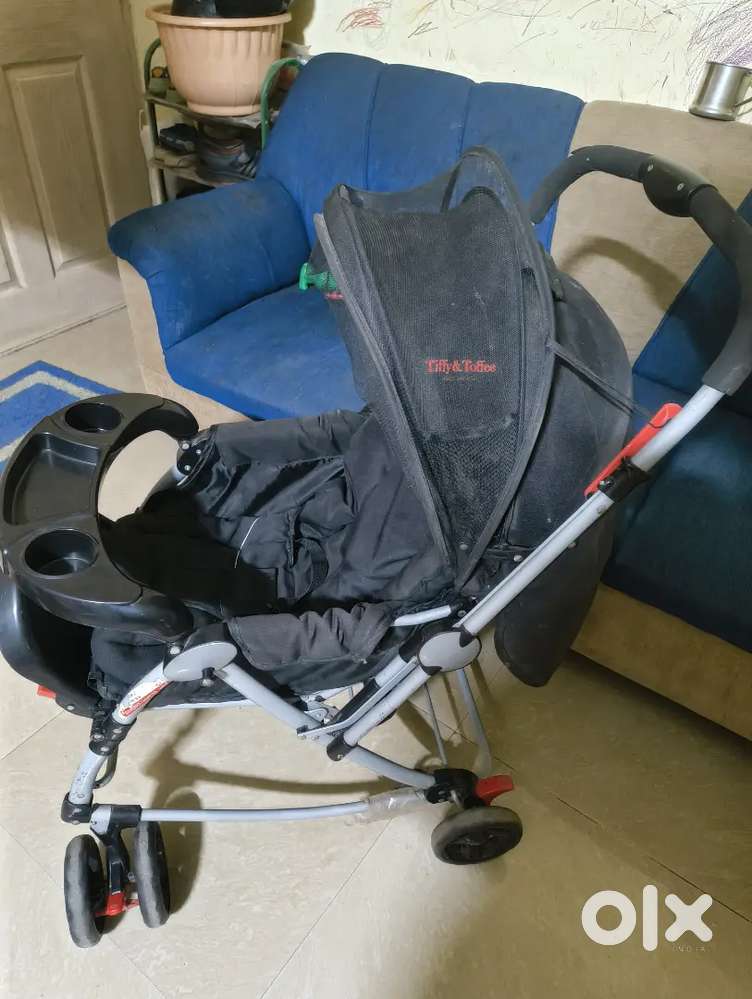 Tiffy & Toffee 3 in 1 Baby Stroller Pram (Black)