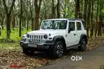 Mahindra Thar Roxx white colour