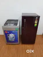 ** LG 190ltr refrigerator&LG 6.5lg washing machine in good condition^