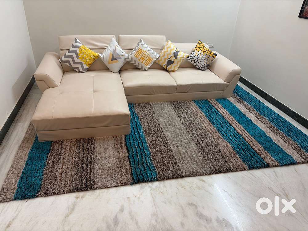 Sofa with carpet