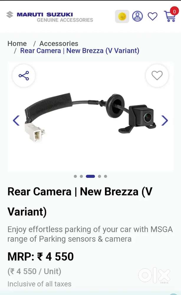 Maruthi OEM original camera