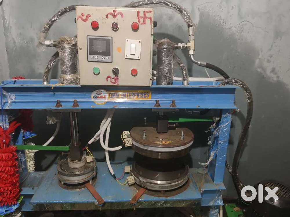 Automatic Paper plates Making Machine.. 13inches die and 8inches die