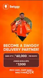 Part Time / Full Time Delivery Job – Earn ₹25,000+ – Gurgaon”