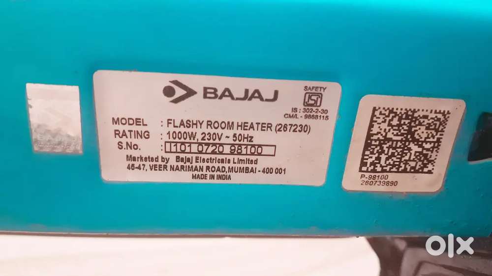 Bajaj Room Heater