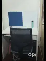office setup table and chair