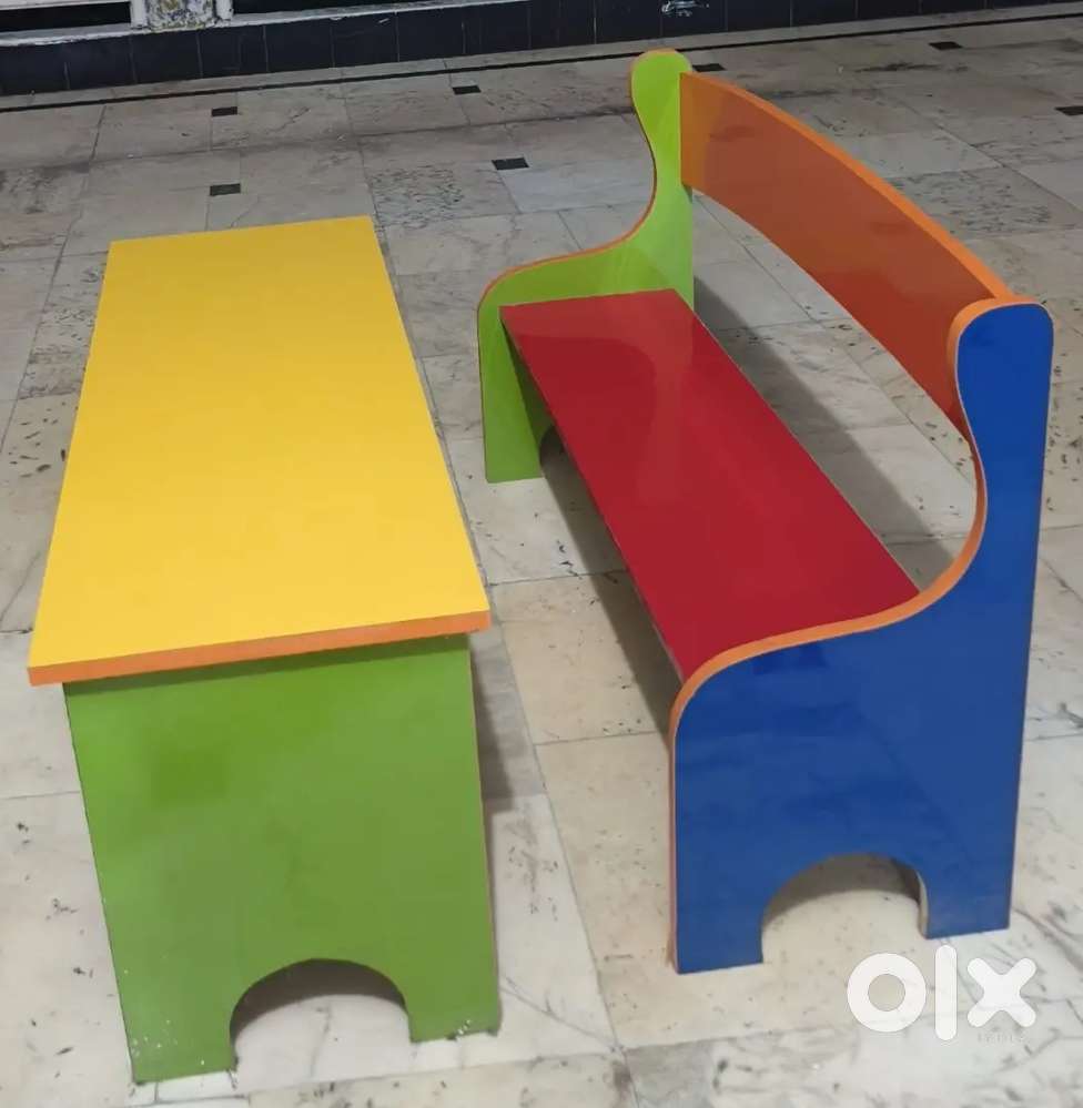 10 Sets of Unused Tables & Benches for Sale – Perfect for Play Schools
