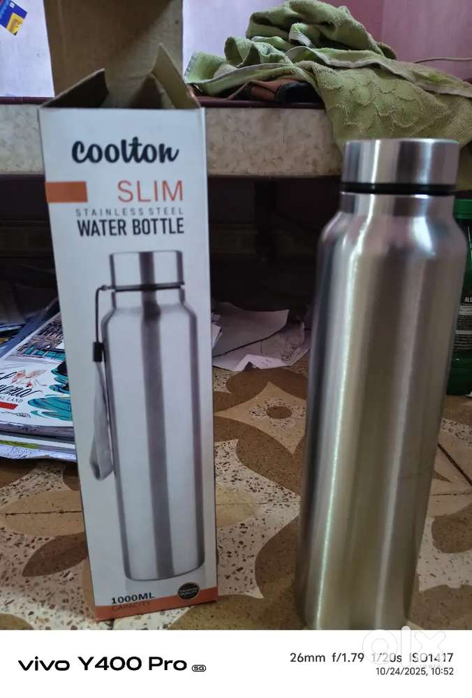 Steel water bottle (1 L)diwali weekend offer 30 oct tak