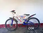 Hero Octane 26t Sioux 21 Speed Adult Cycle - White & Blue
