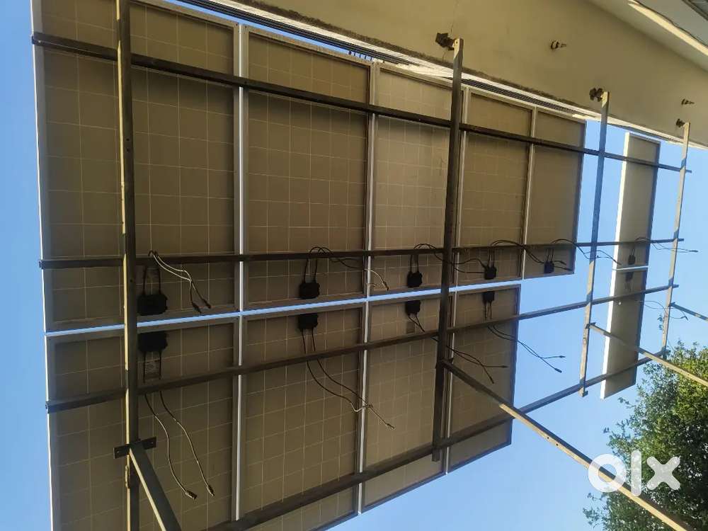 Waare 3 hp solar panel 14 plate + Cable 300 feet