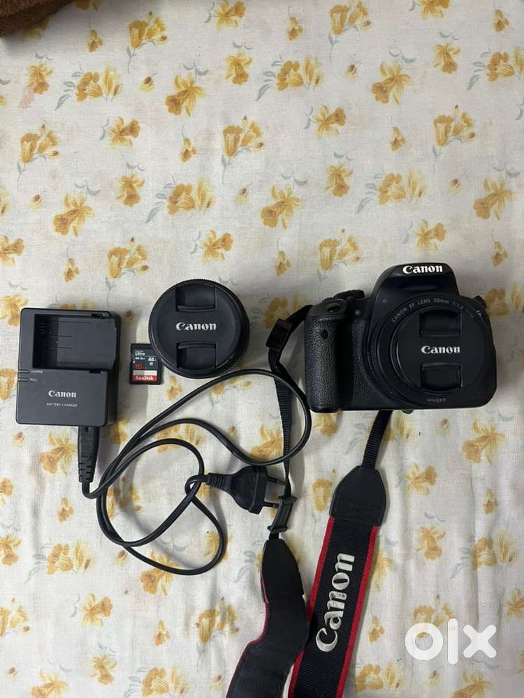 Canon 700d with stm Kit Lens & 50mm Prime Lens (Touch Screen Display )