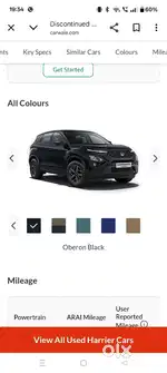 Tata Harrier 2022 Diesel Well Maintained