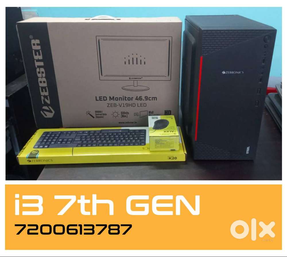 COMPUTER DESKTOP CPU  MONITOR 19 INCH  WARRANTY 1 YEAR  GRAPHIC 2GB