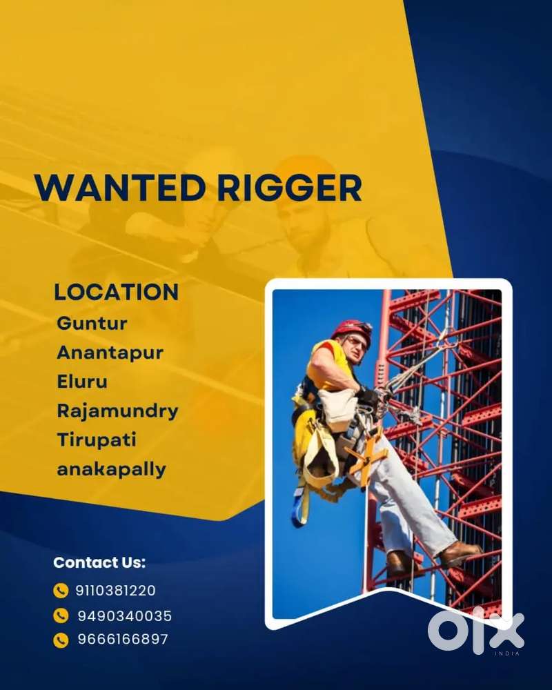 Telecom ENGINEER AND RIGGAR REQUIRED