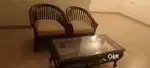 5 Seater Sofa Set (3+2) with Table  Strong Sangwan Wood Good Condition