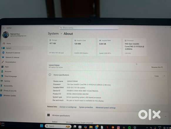 Hp laptop generation 11