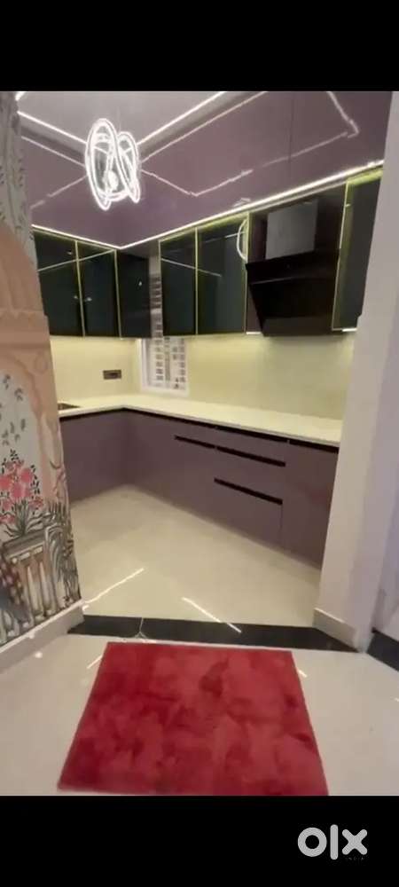 Jaipuri style 3bhk with common roof lift