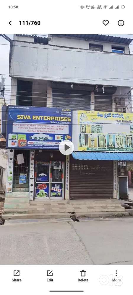 Shop for rent in center