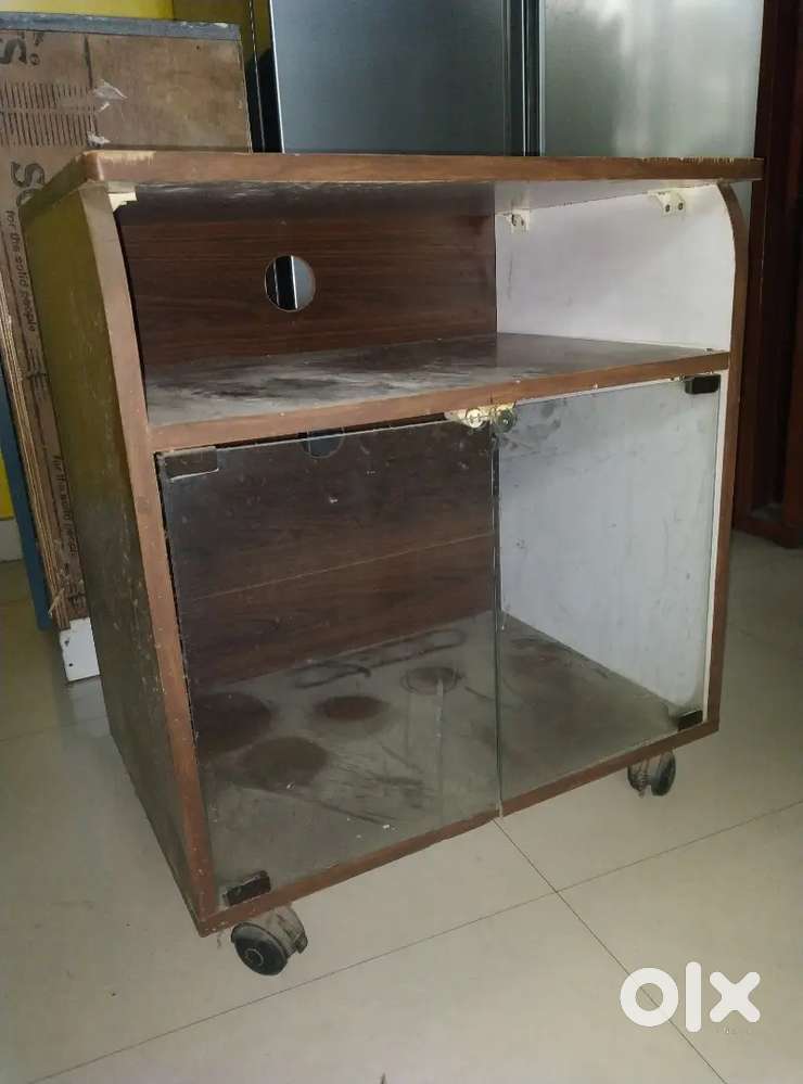 TV stand with trolley