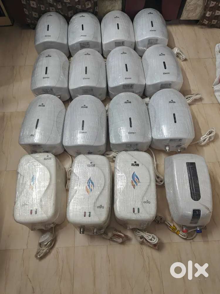 V guard and Crompton water heaters