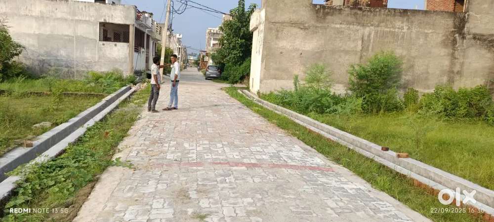 Plot for sale deva road BCC apartment ke just samne
