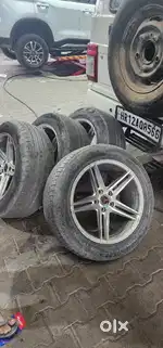 18 alloye wheels with tyre & spacers