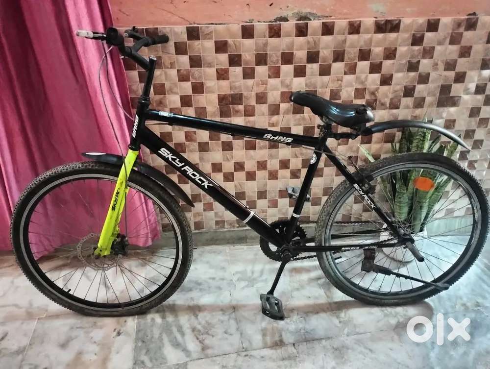 Skyrock cycle chali nahi he aese hi khadi hai kisi ko Leni