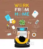 Work from home Opportunity with smartphone and laptop
