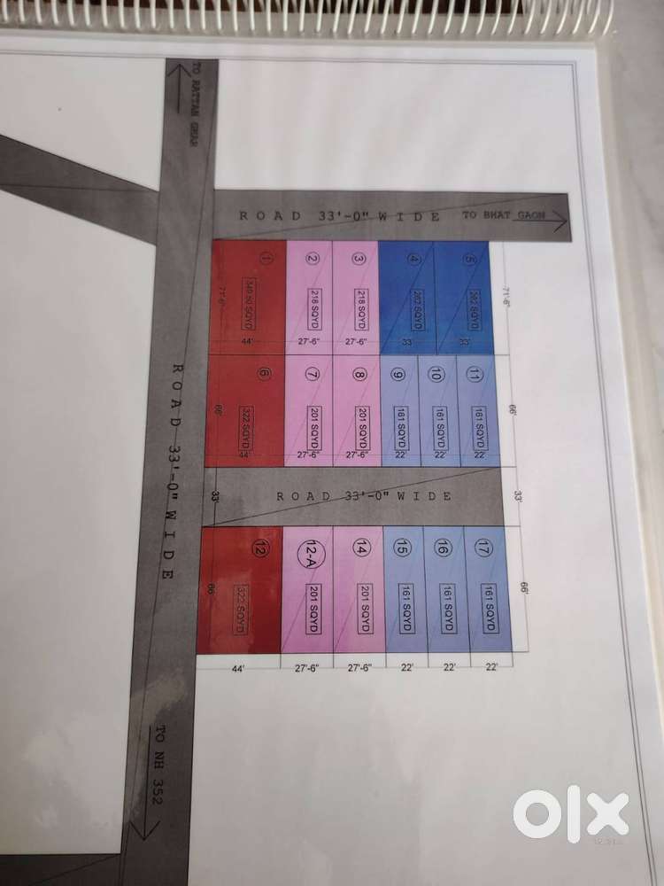 Good plot on 33 feet for rent purpose