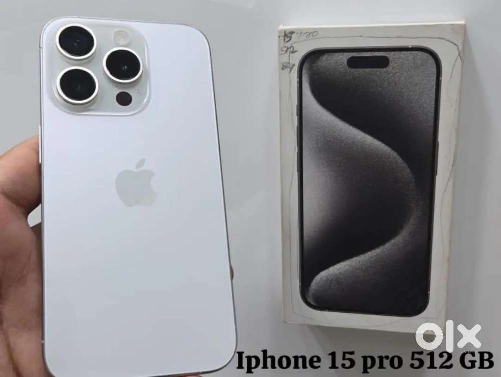 Iphone 15 PRO. White colour 256GB condition Amazing box cover free