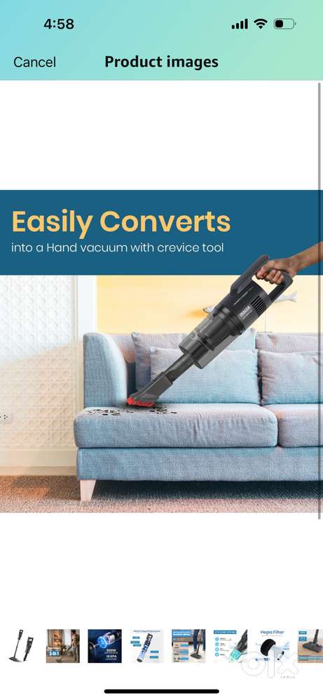 Inalsa Vacuum Cleaner with Mop for Floor Cleaning 800 W Motor